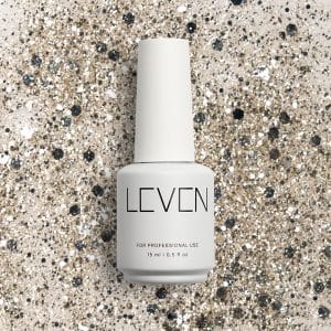 Leven | Ημιμόνιμο βερνίκι με glitter/shimmer 15ml no. G007 Antique Gold