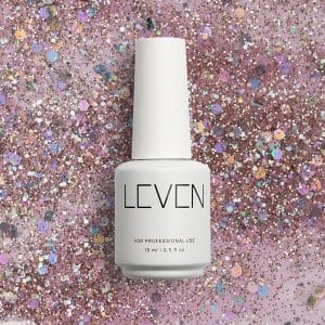 Leven | Ημιμόνιμο βερνίκι με glitter/shimmer 15ml no. G015 Dream Dust