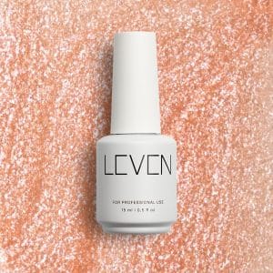 Leven | Ημιμόνιμο βερνίκι με glitter/shimmer 15ml no. G018 Glossy