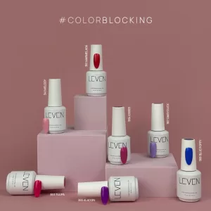 Leven | Ημιμόνιμα βερνίκια Colorblocking (6+1 Δώρο)