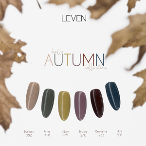 Leven | Ημιμόνιμα βερνίκια Hello Autumn (5+1 Δώρο)
