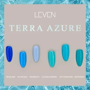 Terra Azure Collection Gel Varnishes